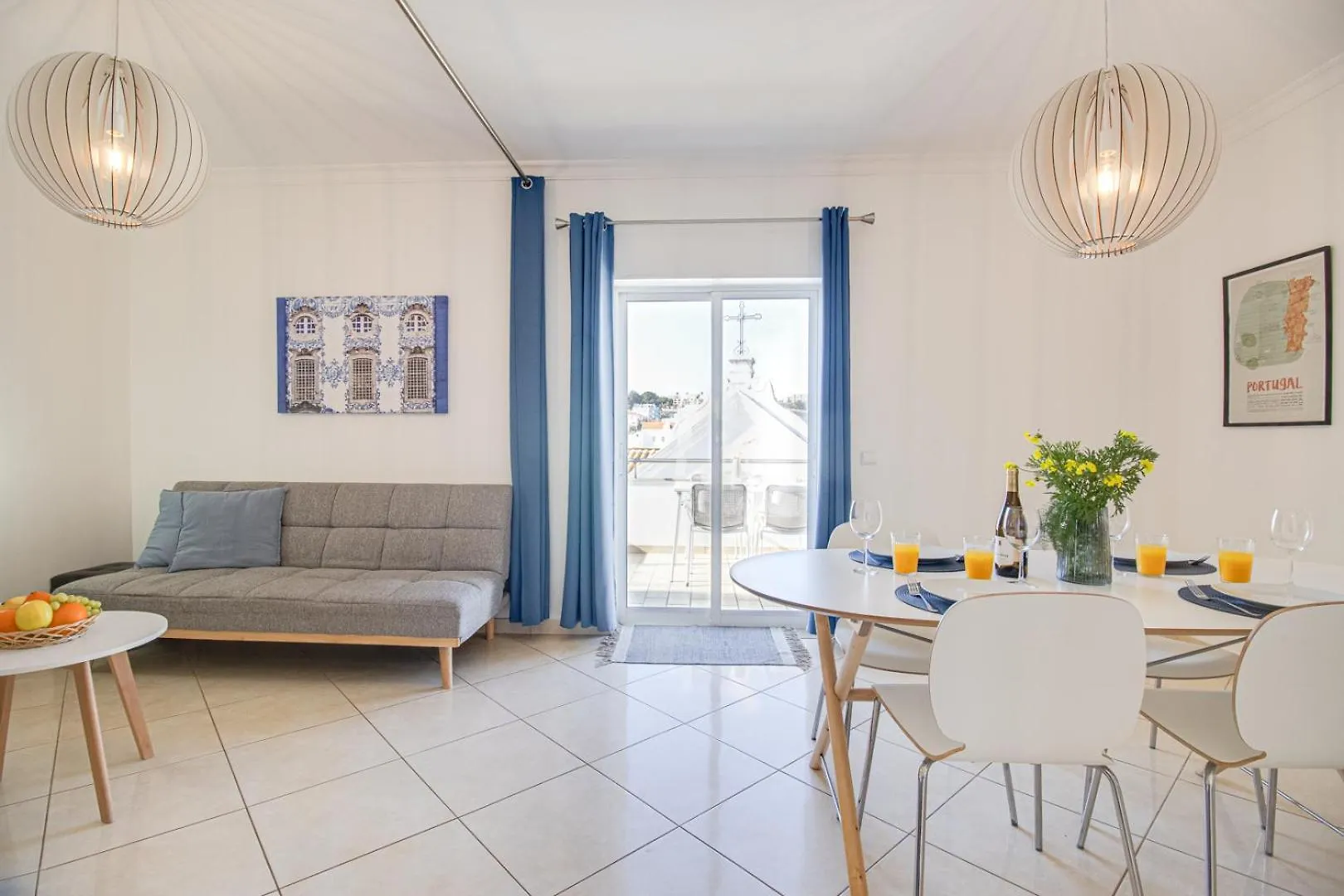 Apartament Old Town 2Br 50M Ocean W/ Ac Wi-Fi Parking Terrace Albufeira